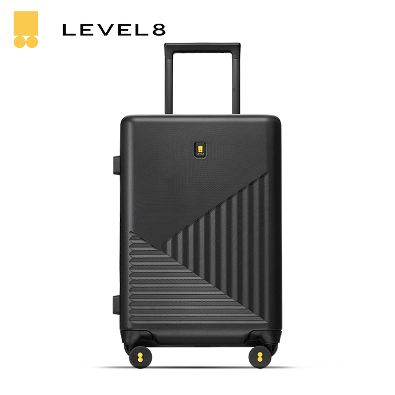 地平线8号20寸ABS+PC静音防震多隔层铝合金密码旅行登机箱LA-1625-02TMT