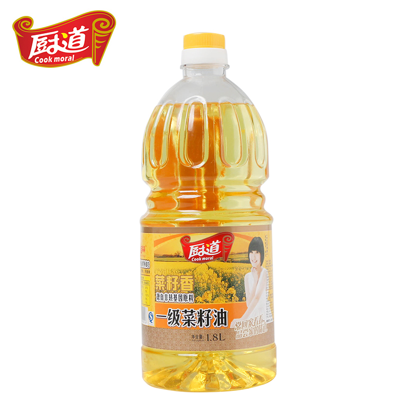 厨道一级菜籽油纯香传统压榨非转基因食用油菜油健康食用油无添加