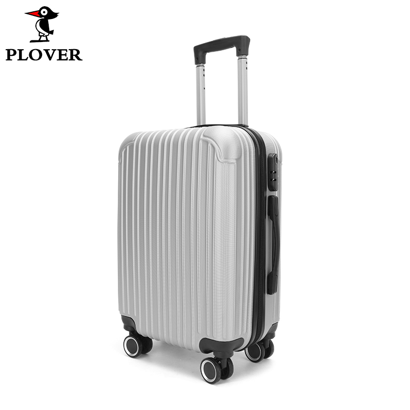  PLOVER啄木鸟20英寸登机箱拉链款拉杆箱LQ0283-20Y-灰色(随机发货）