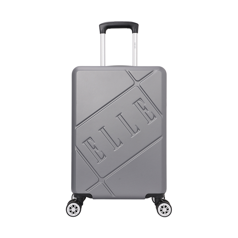 ELLE20寸简约时尚拉杆箱万向轮结实耐用密码箱行李箱GH162P90348GY