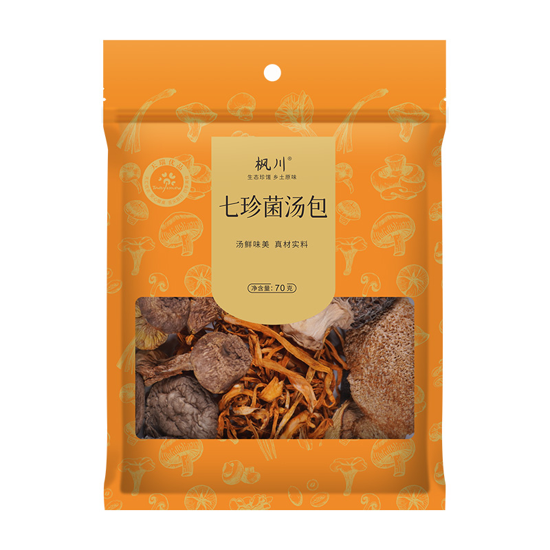 枫川七珍菌汤包70克