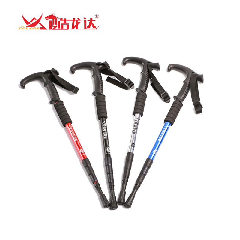  酷龙达(Coloda) 户外登山杖爬山户外手杖徒步T型手柄CL-D02